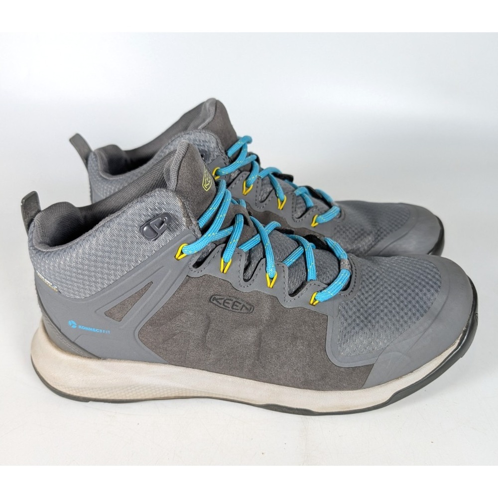 Keen Explore Mid Waterproof Hiking Boots Women's Size: 10 W Grey/Turquoise